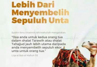 Keutamaan Mendoakan Orang Tua saat Shalat Tarawih